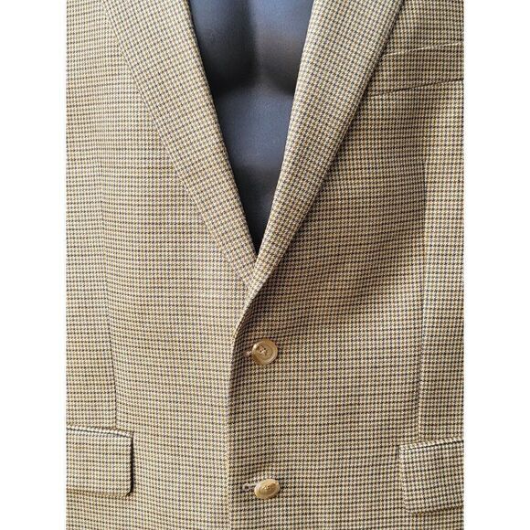 Lauren Ralph Lauren Blazer Men Sz 44 R Wool Silk Multicolor Designer‎ 2 Button - Picture 2 of 9